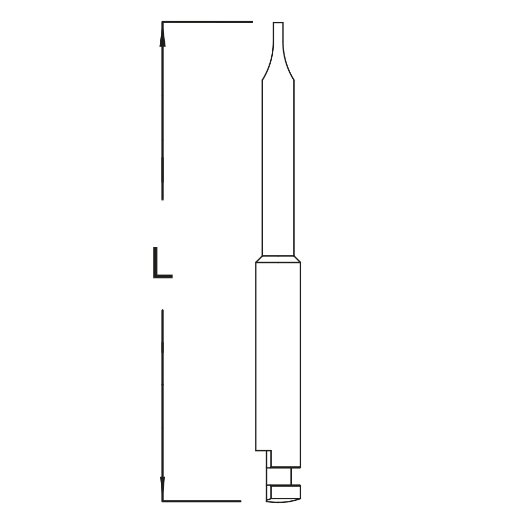 Punta de Destornillador Plano